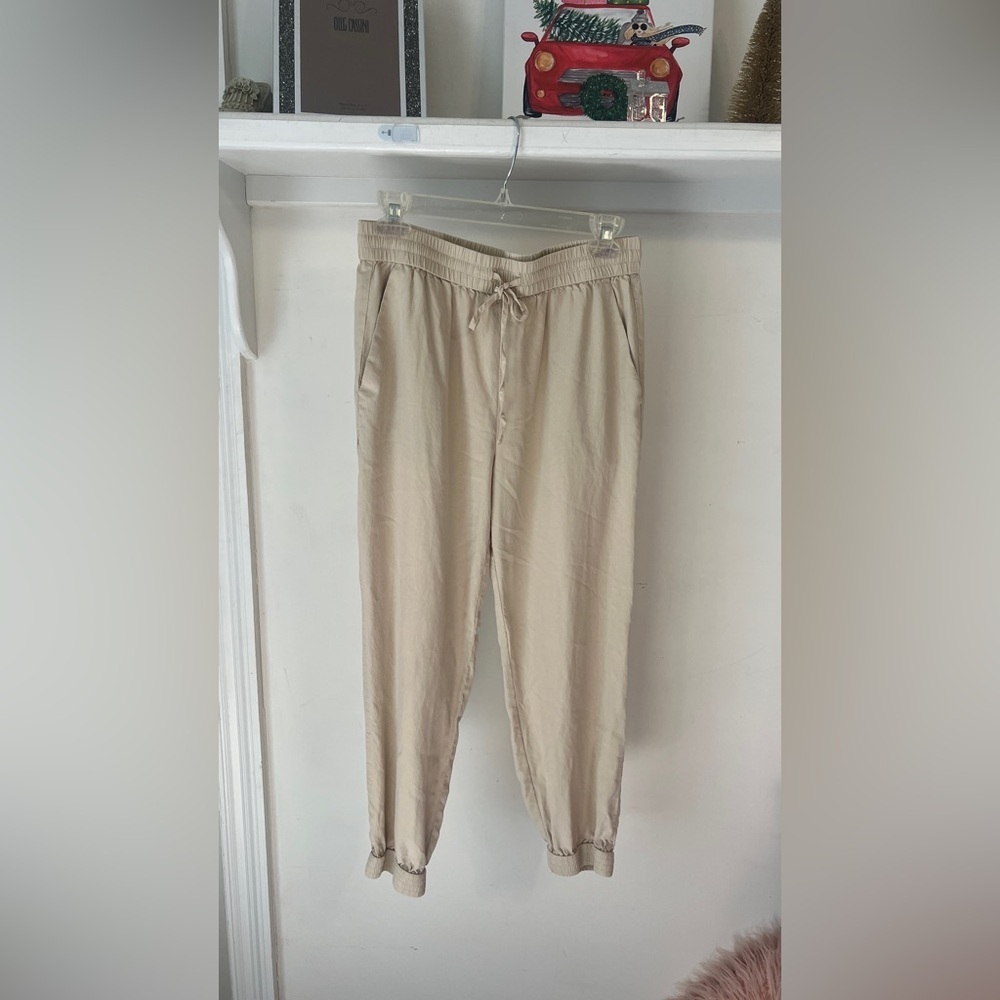 FINAL PRICE ANTONIO MELANI Tan Joggers